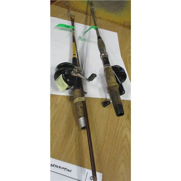 2 - FLY FISHING RODS C/W REELS