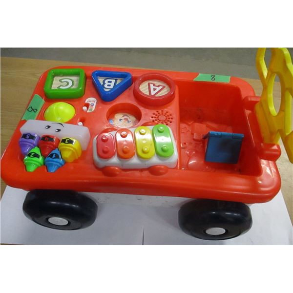 ESTATE:  TOY TRUCK WITH BLOCKS