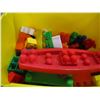 Image 1 : ESTATE:  MEGA BLOCK BIN & BLOCKS