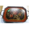 Image 1 : ESTATE:  METAL SERVING TRAY