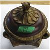 Image 1 : ESTATE:  ROUND METAL STORAGE UNIT