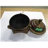 Image 2 : ESTATE:  ROUND METAL STORAGE UNIT