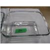 Image 3 : ESTATE:  2 GLASS CASSEROLES (APPROX. 9" X 7")
