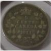 Image 1 : 1911 CANADA KING GEORGE V SILVER FIVE CENT