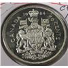 Image 1 : 1964 CH/BU CANADA SILVER HALF DOLLAR