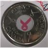Image 1 : 2006 PROOF LIKE CURE FOR CANCER PINK RIBBON CANADA QUARTER
