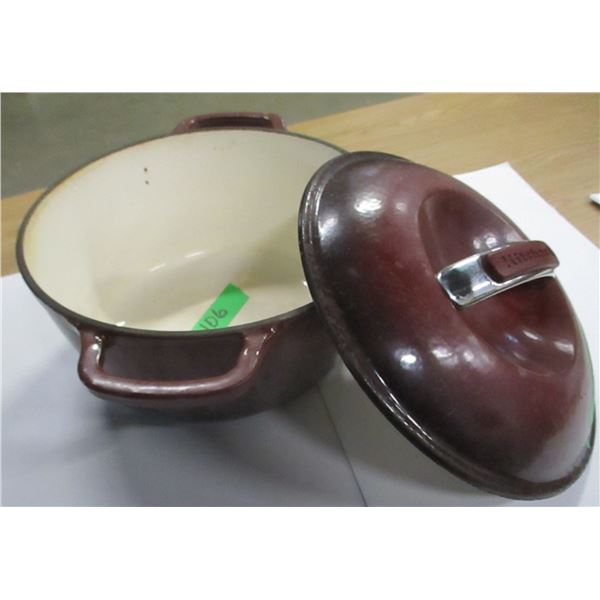 ESTATE:  KITCHENAID 9" CAST IRON POT C/W LID