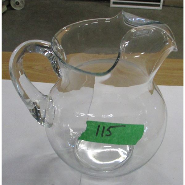 ESTATE:  3 LITRE GLASS PITCHER