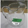 Image 1 : ESTATE:  3 LITRE GLASS PITCHER