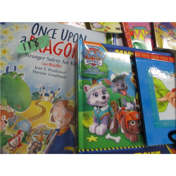 ESTATE:  BOX C/W ASSORTED KIDS BOOKS