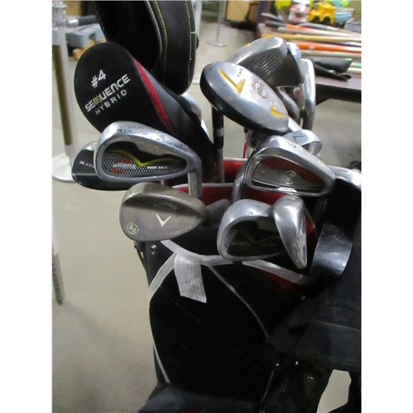 ESTATE:  GOLF CLUB & IRON SET C/W CALLAWAY BAG