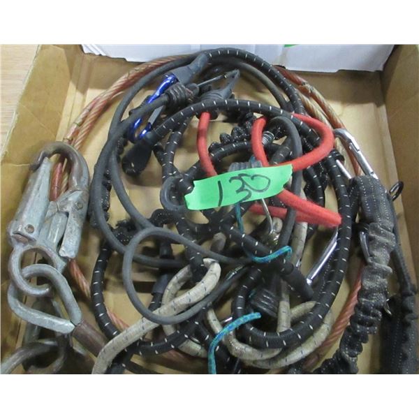 ESTATE:  FLAT C/W BUNGEE CORDS & CABLE