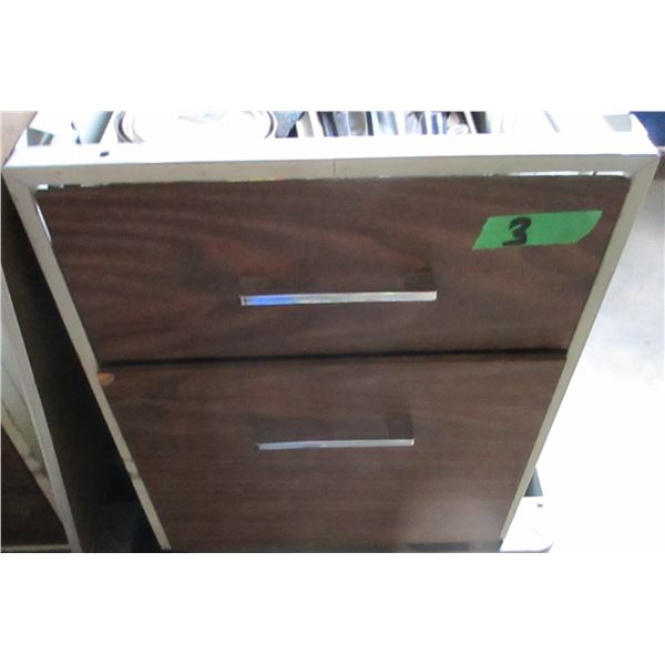 ESTATE:  2 - 2 DRAWER STORAGE UNITS C/W CONTENTS