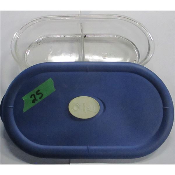 ESTATE:  DIVIDED DISH & LID