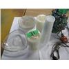 Image 1 : ESTATE:  CANDLES, CHRISTMAS DECORATIONS, ETC