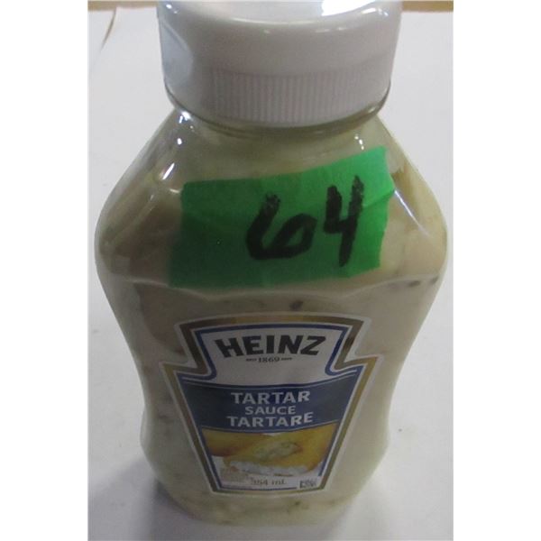 SHELF PULLS (AS IS):  TARTER SAUCE (354 ML) - BOTTLE