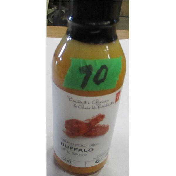 SHELF PULLS (AS IS):  BUFFALO WING SAUCE (354 ML) - BOTTLE