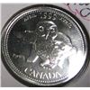 Image 1 : 1999 PROOF CAMEO CANADA QUARTER (OWL - APRIL)