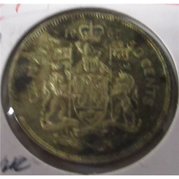 1965 CANADA SILVER HALF DOLLAR