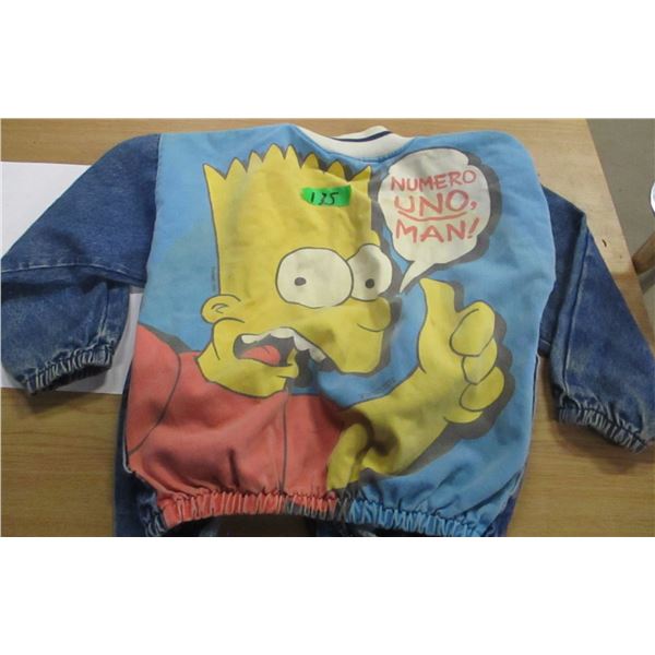 ESTATE:  BART SIMPSON JACKET (KID'S SIZE 7)