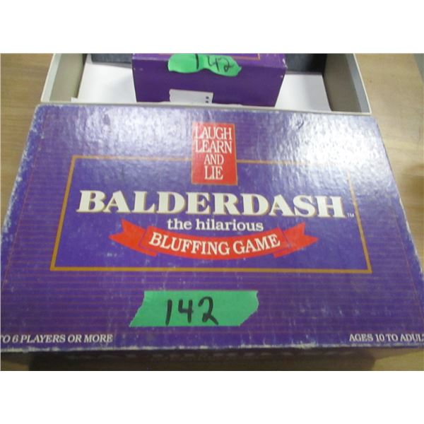 ESTATE:  BALDERDASH GAME