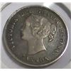 Image 2 : 1900 CANADA VICTORIAN SILVER FIVE CENT