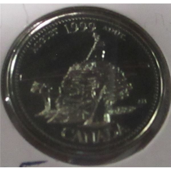 1999 PROOF AUGUST MILLENIUM QUARTER