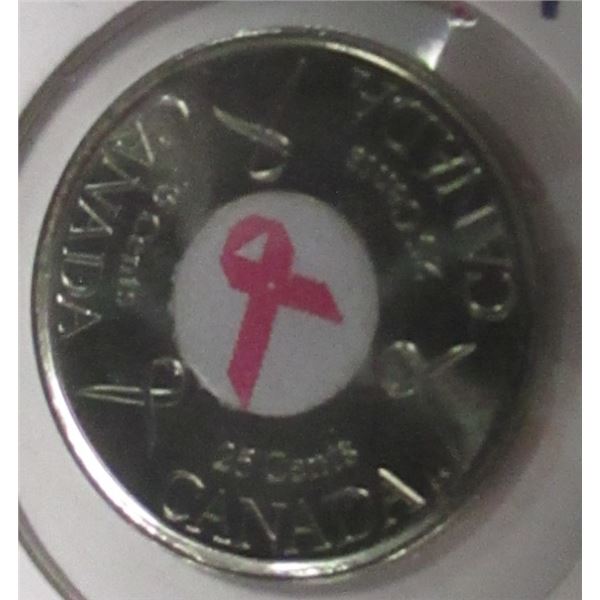 2006 PROOF FIGHT FOR CANCER CANADA QUARTER