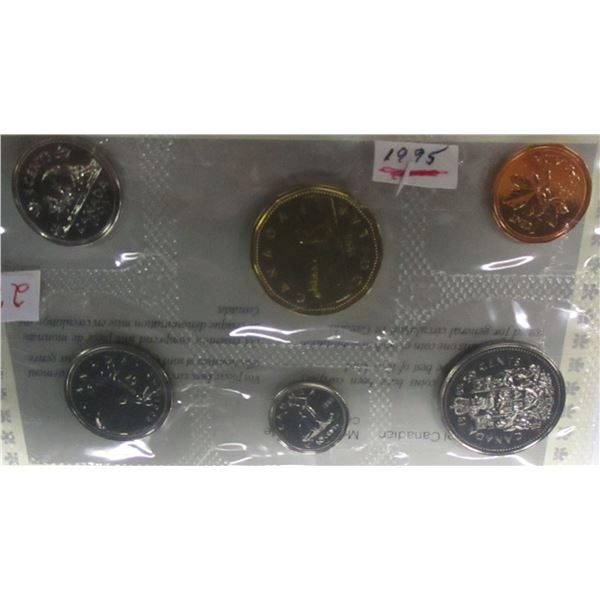 1995 PROOF CANADA MINT SEALED COINSET