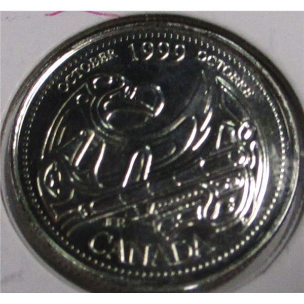 1999 PROOF CANADA MILLENIUM OCTOBER QUARTER
