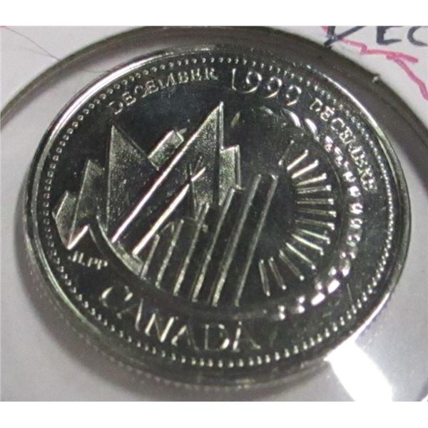 1999 PROOF MILLENIUM DECEMBER QUARTER