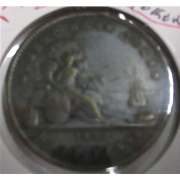 1852 QUEBEC PENNY TOKEN