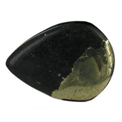 13.9ct Fabulous Cut & Polished Pyrite Gem Pear (GEM-12280)