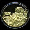 .75oz Franklin Mint PR70 DCAM 24k plated Sterling Silver Round History of the American Presidency W.