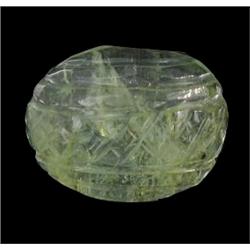 5.01ct. Stunning Green Beautiful Natural Carved Emerald  (GEM-22067)