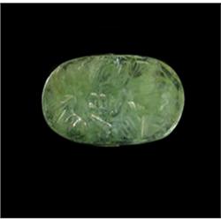 2.00ct. Stunning Green Beautiful Natural Carved Emerald  (GEM-22037)