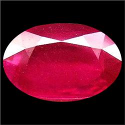 5.77ct Exquisite Oval Top Red Ruby Natural Mozambique Appraisal Estimate $6924 (GEM-17790)