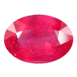 5.80ct Rare Mozambique Pigeon Red Natural Ruby Appraisal Estimate $6960 (GEM-16285)