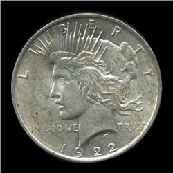 1922 Peace Dollar Choice Unc (COI-5653)