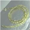 19.43ct Natural Light Yellow Diamond Necklace Uncut (JEW-1705)
