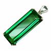 75ct Sterling Pendant Octagon Cut Top Green Amethyst (JEW-1659)