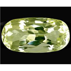 36.72ct  Elegant Soft Yellow-Green Natural Kunzite Oval VVS Appraisal Est. $3221 Appraisal Estimate 