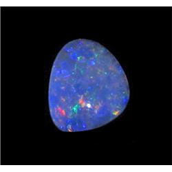 3.23ct Australian Black Opal Doublet Full Fire (GEM-22384A)