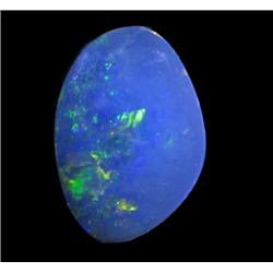 3.26ct Australian Black Opal Doublet Full Fire (GEM-22592B)