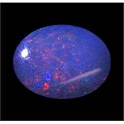 2.48ct Australian Black Opal Doublet Full Fire (GEM-22603A)