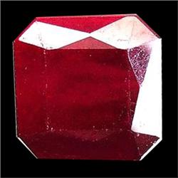 2.77ct Octagon Top Blood Red Ruby Natural Appraisal Estimate $3324 (GEM-20093)
