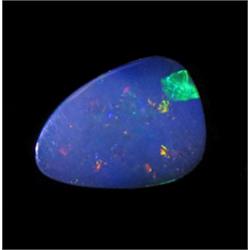 2.31ct Australian Black Opal Doublet Full Fire (GEM-22618A)