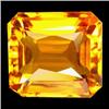 31.66ct Golden Yellow Emerald Cut Citrine Appraisal Estimate $4749 (GEM-22523)