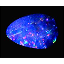 1.87ct Australian Black Opal Doublet Full Fire (GEM-22608A)