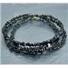 21.42ct Natural Black Diamond Necklace Uncut Rough (JEW-1633)